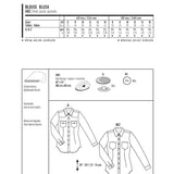 Schnittmuster Burda 6849 Bluse - Ribes y Casals