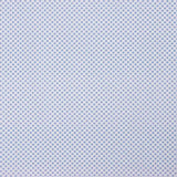 Geometrischer blau-weißer Baumwoll-Voile - Ribes y Casals