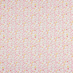 Rosa Mini-Perkal mit Blumendruck - Ribes y Casals