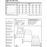 Schnittmuster Burda 6904 Rock - Ribes y Casals