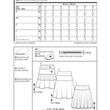 Schnittmuster Burda 6904 Rock - Ribes y Casals