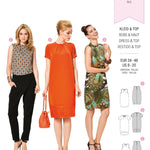 Schnittmuster Burda 6914 Kleid y Oberteil - Ribes y Casals