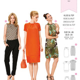 Schnittmuster Burda 6914 Kleid y Oberteil - Ribes y Casals