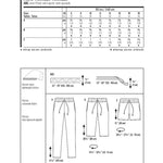Schnittmuster Burda 6938 Hose - Ribes y Casals