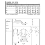 Schnittmuster Burda 6988 Kleid - Ribes y Casals