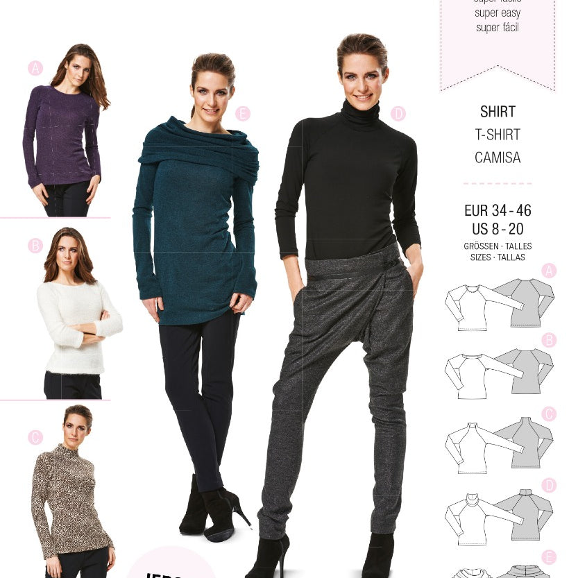 Schnittmuster Burda 6990 Hemd - Ribes y Casals