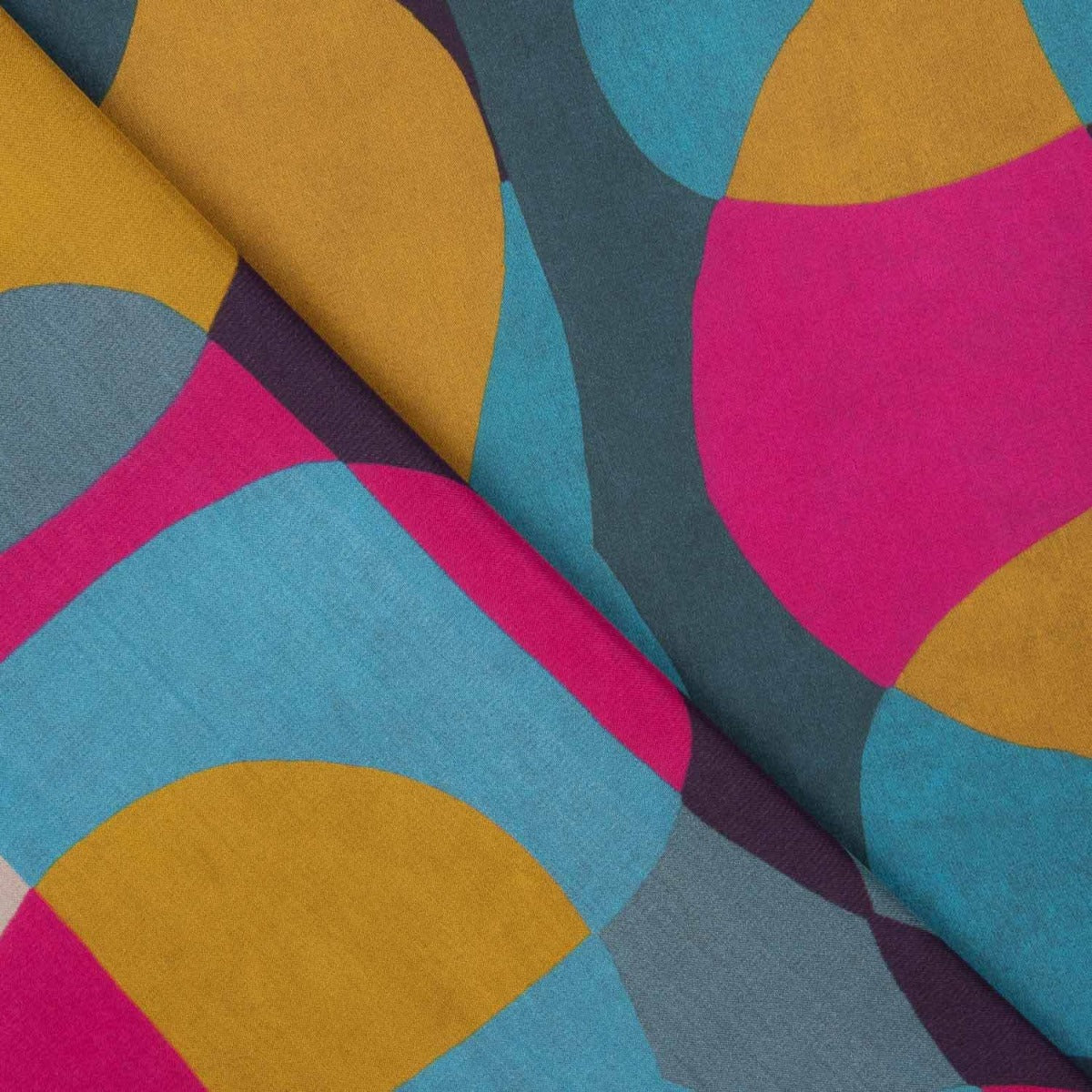 Satin Polyester Retro Optisch - Ribes y Casals