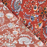 Feuer Paisley Satin Krepp - Ribes y Casals