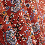 Feuer Paisley Satin Krepp - Ribes y Casals
