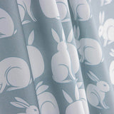Bedruckter Perkal Kaninchen Maxi Aqua - Ribes y Casals