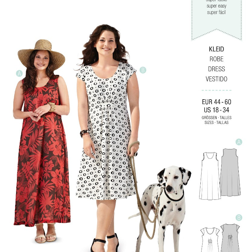 Schnittmuster Burda 7100 Kleid - Ribes y Casals