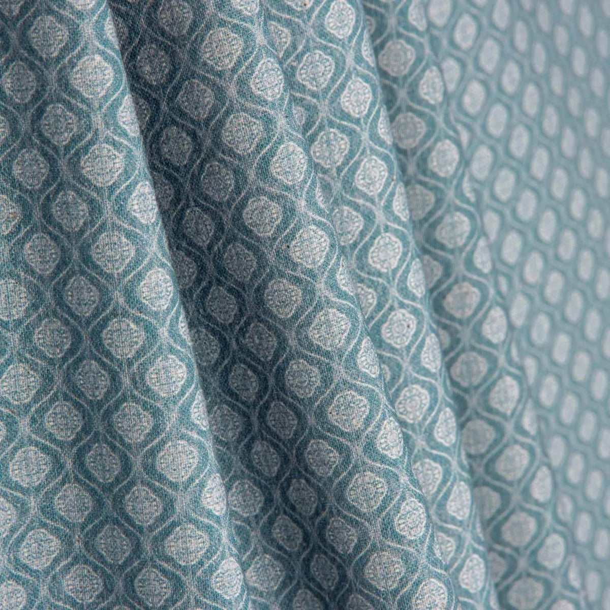 Retro Popeline Oval Blau - Ribes y Casals