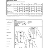 Schnittmuster Burda 7136 Bluse - Ribes y Casals