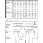 Schnittmuster Burda 7230 Hose - Ribes y Casals