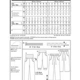 Schnittmuster Burda 7230 Hose - Ribes y Casals