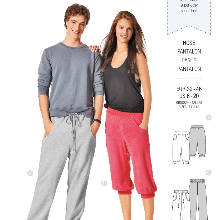 Schnittmuster Burda 7230 Hose - Ribes y Casals