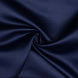 Blauer, blickdichter Polyester-Satin - Ribes y Casals
