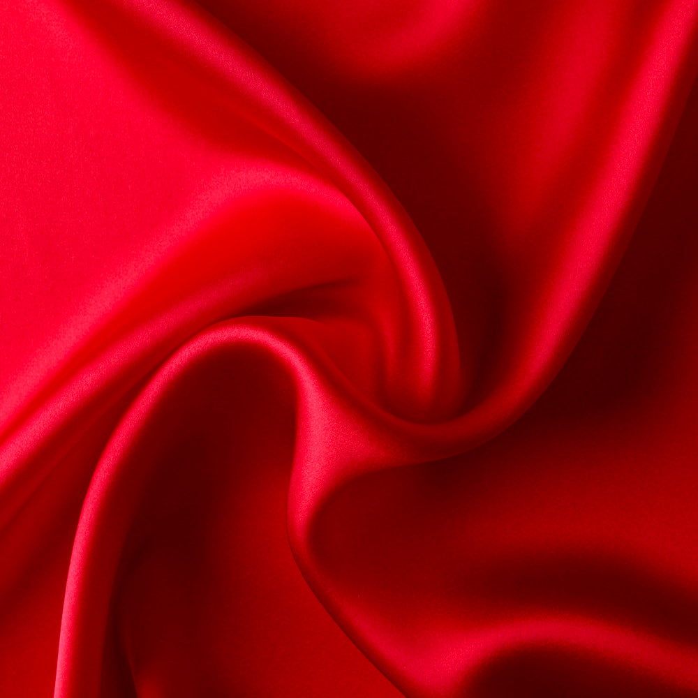 Passion Red Natural Silk Satin - Ribes y Casals