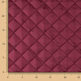Futter aus gepolstertem Rayon, granatrot - Ribes y Casals