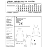Schnittmuster Burda 7390 Kleid y Bluse - Ribes y Casals
