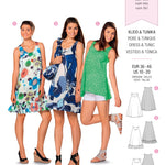 Schnittmuster Burda 7390 Kleid y Bluse - Ribes y Casals