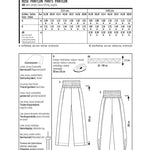 Schnittmuster Burda 7400 Hose - Ribes y Casals