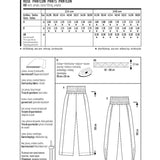 Schnittmuster Burda 7400 Hose - Ribes y Casals