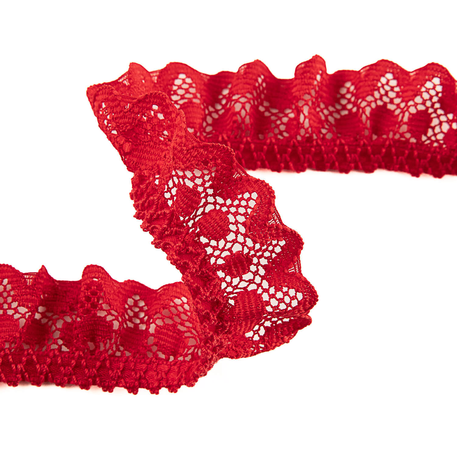 Rote Spitzenborte 22 mm - Ribes y Casals