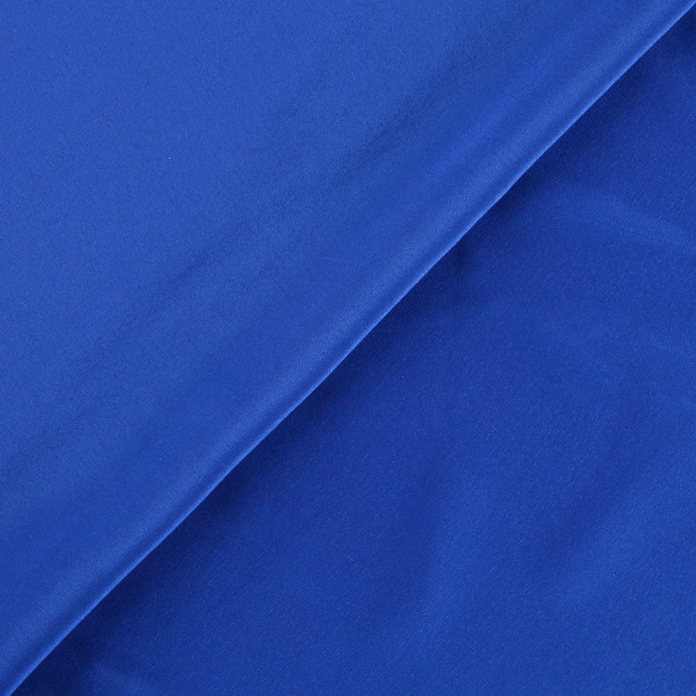 Krepp China Seide Natur Blau - Ribes y Casals