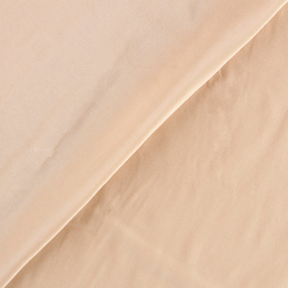 Reststück Crêpe de Chine aus Naturseide in Kamelbraun – verschiedene Maße x Breite 135 cm - Ribes y Casals