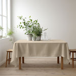 Confection Plain Satin Tischtuch Ecru - Ribes y Casals