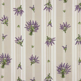 Baumwolle gesteppt Baumwolle provenzalische Streifen mit Lavendel - Ribes y Casals