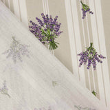 Baumwolle gesteppt Baumwolle provenzalische Streifen mit Lavendel - Ribes y Casals