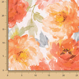 Canvas Floral Narine Koralle - Ribes y Casals