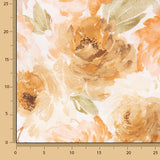 Floral Canvas Aquarell Pfirsich - Ribes y Casals