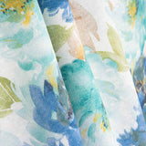 Blaue Aquarell-Blumen-Leinwand - Ribes y Casals