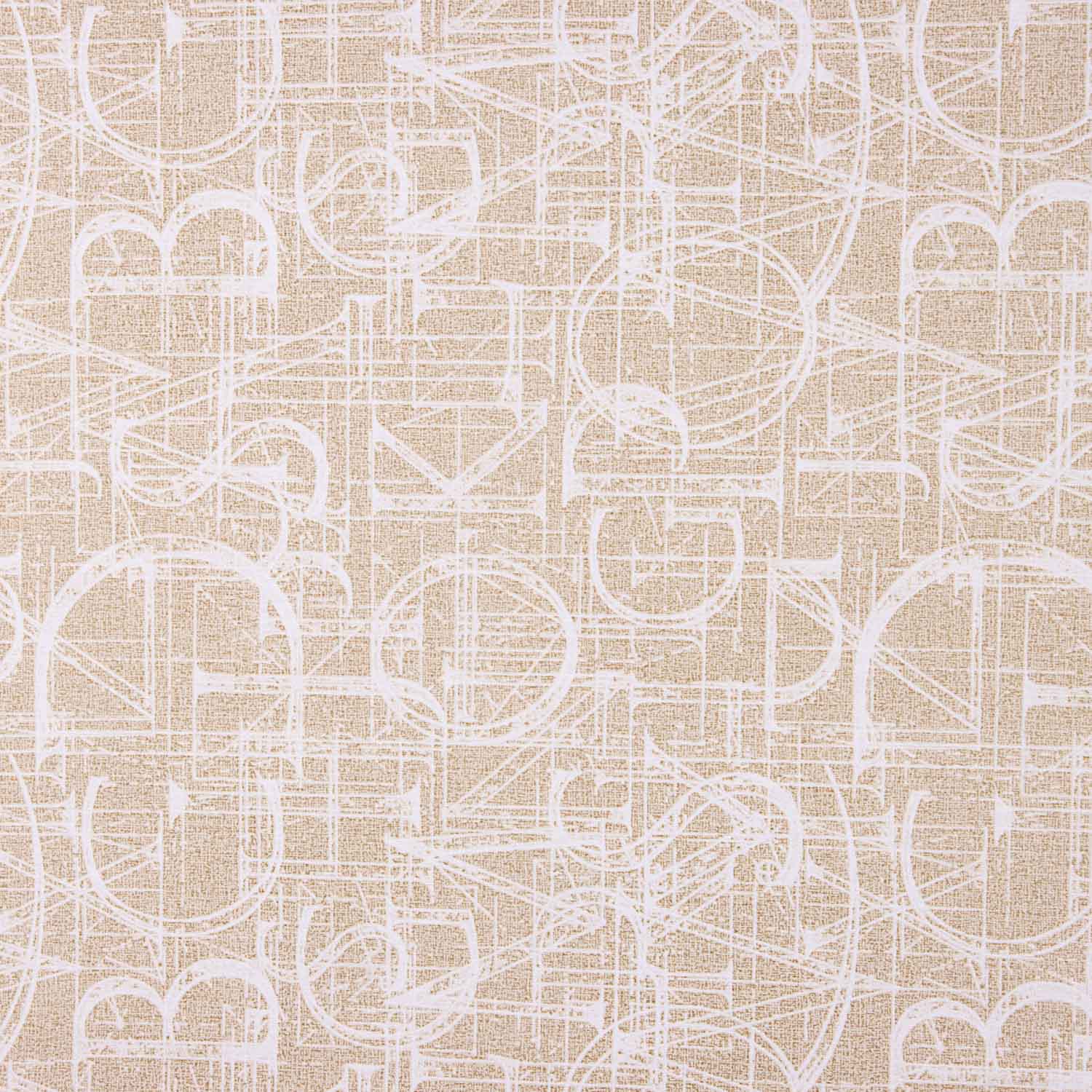 Abstrakt Geometrisch Leinwand Beige - Ribes y Casals