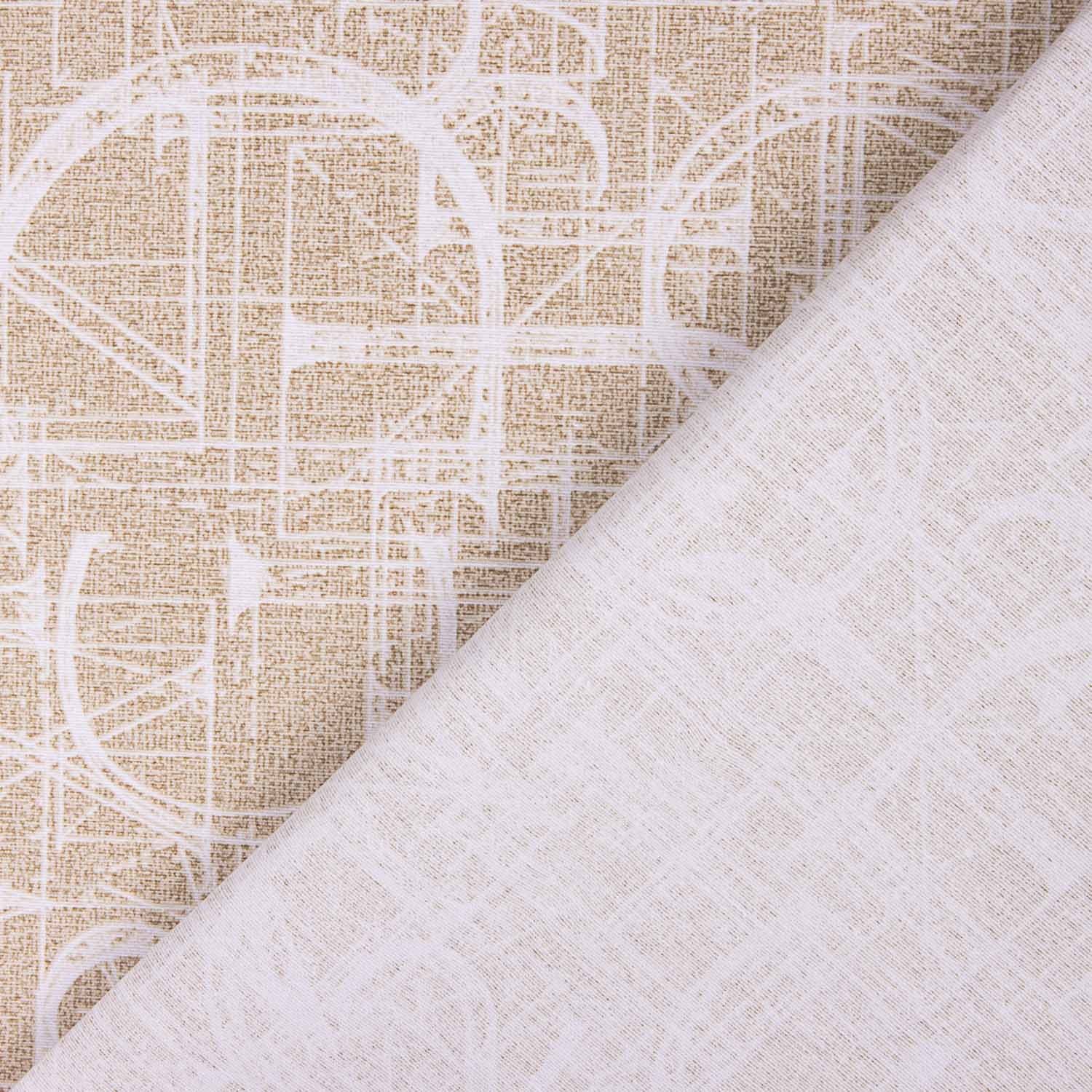 Abstrakt Geometrisch Leinwand Beige - Ribes y Casals