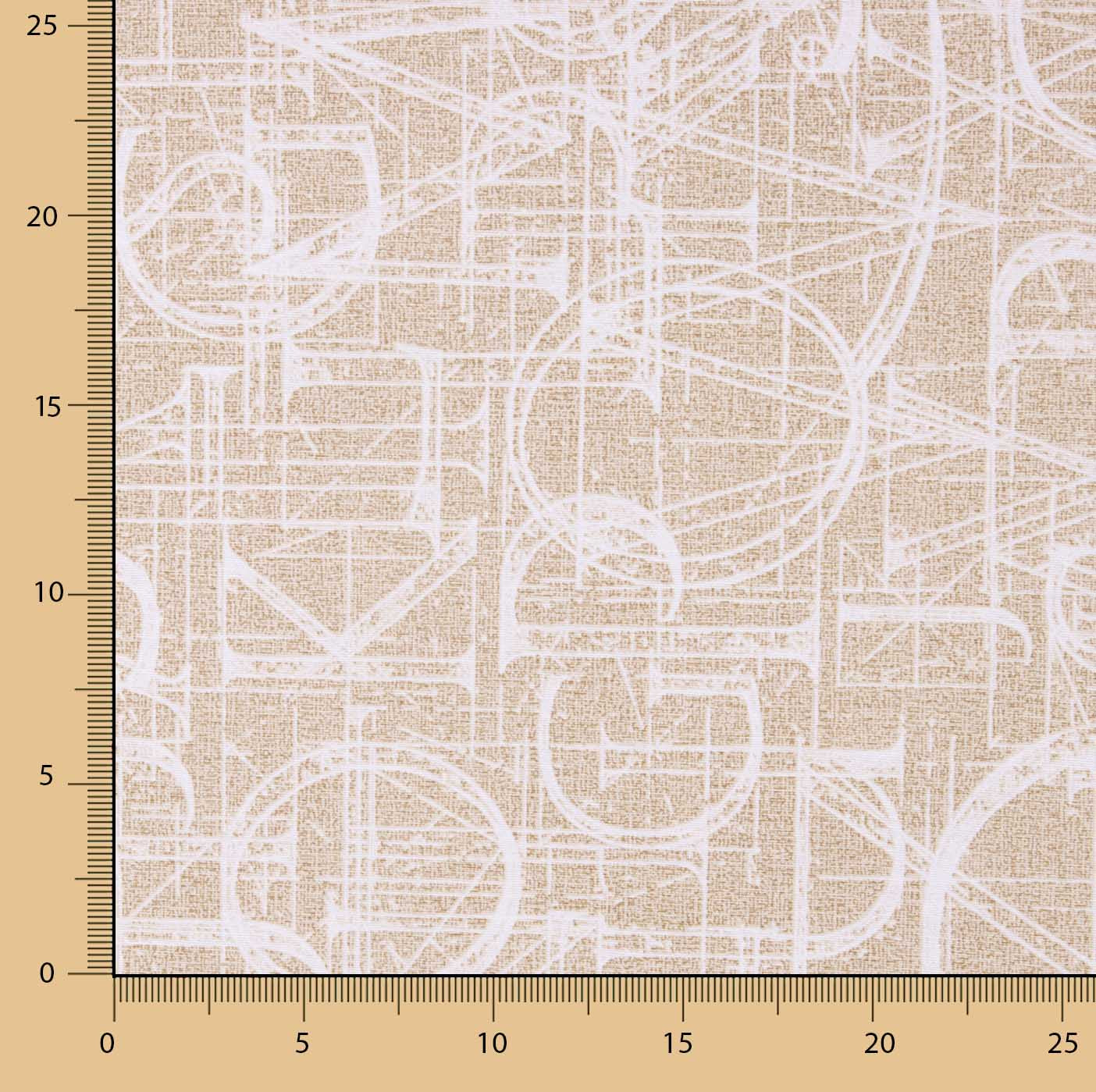 Abstrakt Geometrisch Leinwand Beige - Ribes y Casals