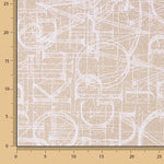 Abstrakt Geometrisch Leinwand Beige - Ribes y Casals