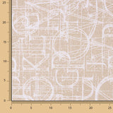 Abstrakt Geometrisch Leinwand Beige - Ribes y Casals