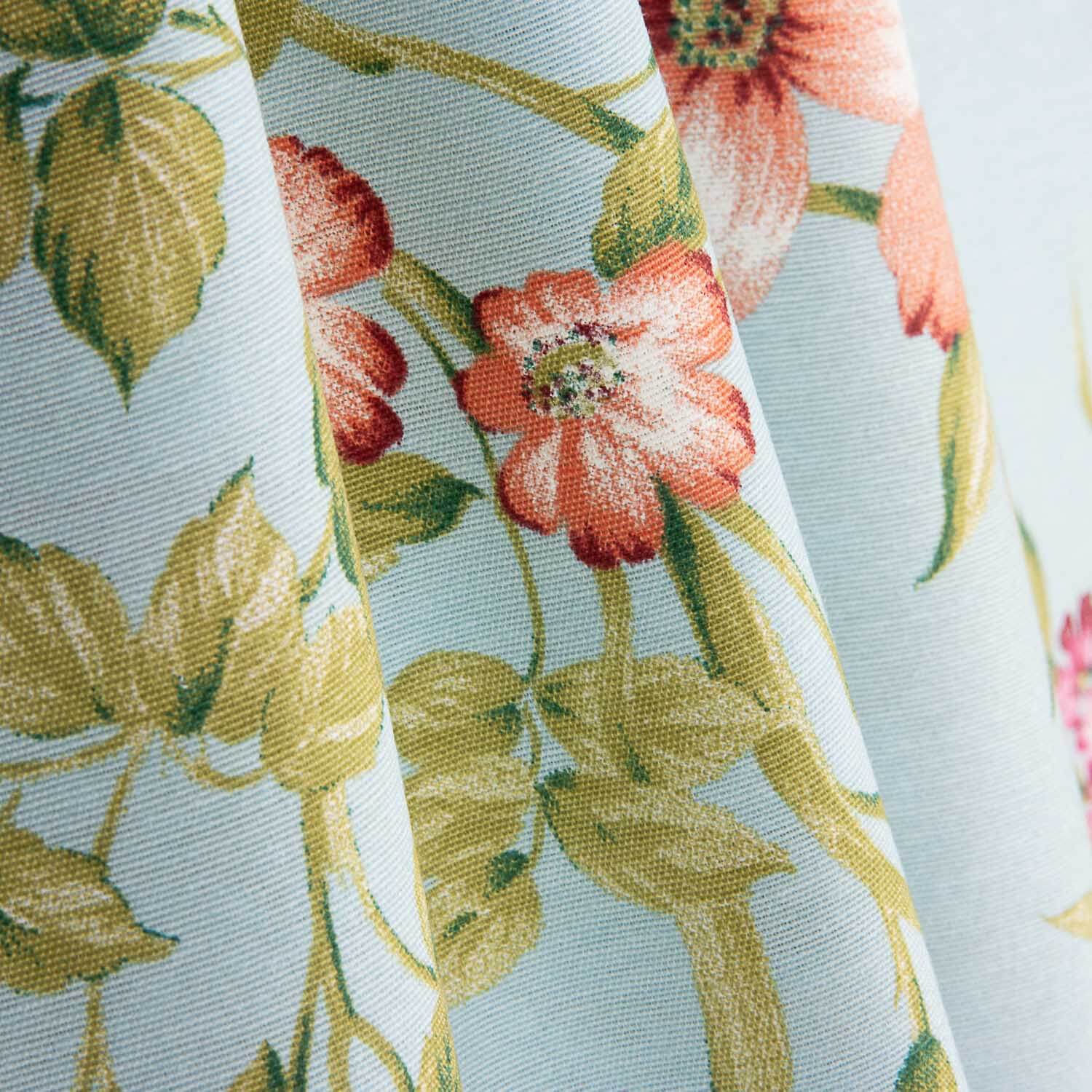 Hellblau Romantisch Floral Leinwand - Ribes y Casals