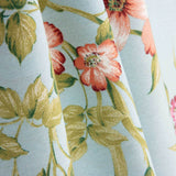 Hellblau Romantisch Floral Leinwand - Ribes y Casals