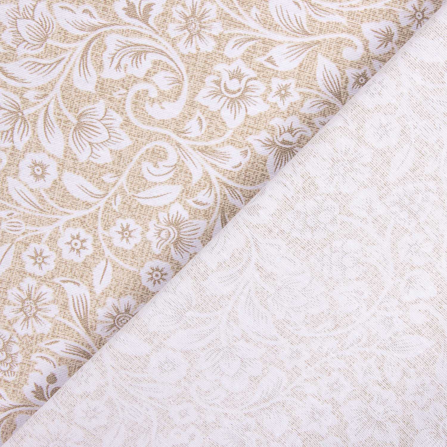 Klassisches geblümtes Segeltuch Beige - Ribes y Casals