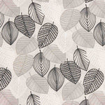 Canvas Geometrische Blätter Schwarz - Ribes y Casals