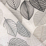Canvas Geometrische Blätter Schwarz - Ribes y Casals