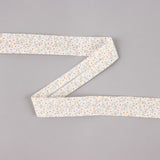 Bias Tape Giraffen Blau-Koralle 18 mm - Ribes y Casals
