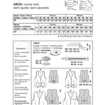 Schnittmuster Burda 7810 Weste - Ribes y Casals