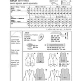 Schnittmuster Burda 7810 Weste - Ribes y Casals