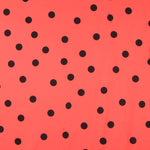 Polka Dot Spandex Popeline 30mm Koralle - Verschiedene Größen x Breite 140 cm - Ribes y Casals